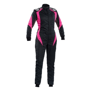 OMP First Elle Racing Suit (8856-2018) 38 Black & Fuchsia
