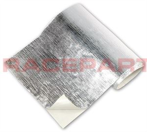 Thermotec adhesive backed silver heat barrier from Raceparts. 
