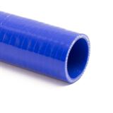 Blue silicone hoses with Raceparts