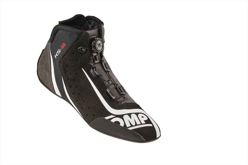 OMP KS-1R Kart Shoes Black - Raceparts