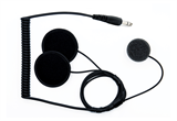RADIO HELMET KIT FOR FULL FACE  HELMET - 6.35mm STEREO CONNECTOR  -  with Integrated Speaker Pads - 6300019