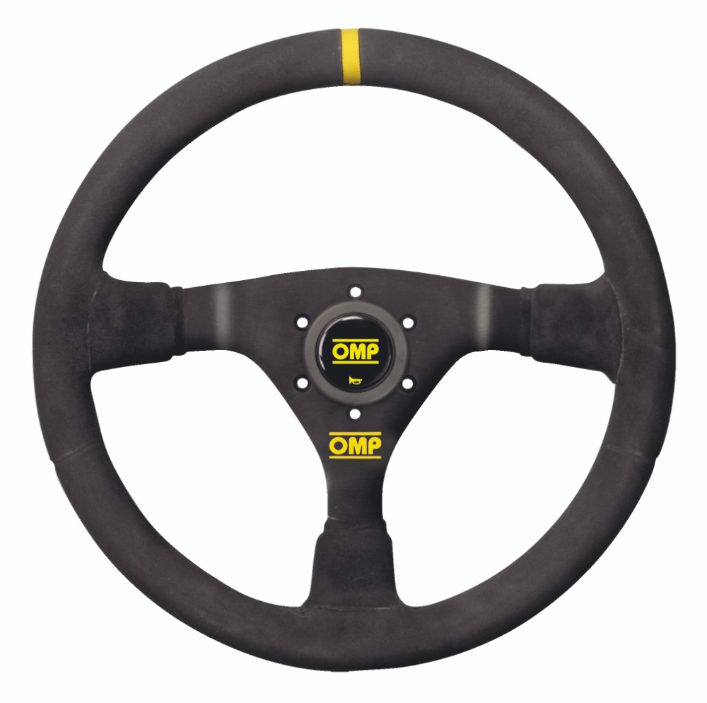 Suede OMP WRC Steering Wheel - Raceparts