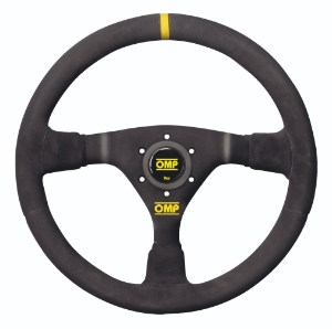 Suede OMP WRC steering wheel