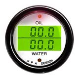 SPA Dual Oil Pressure & Water Temperature Gauge