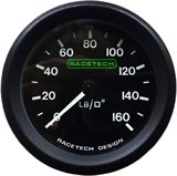 Mechanical oil pressure gauges from Raceparts. 
