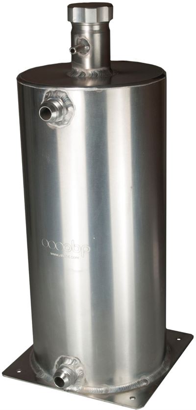 OBP alloy dry sump tanks with Raceparts