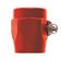 Red JIC hose end finishers with Raceparts