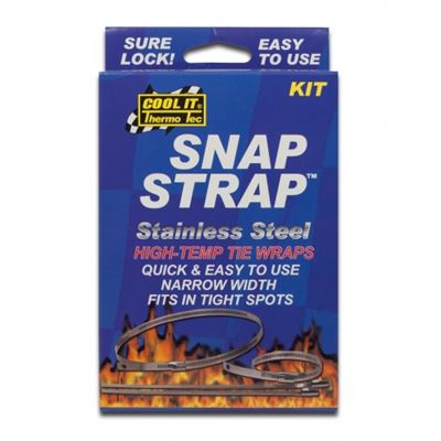 Stainless steel snap straps